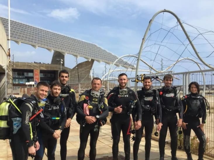 Club de submarinismo en Barcelona